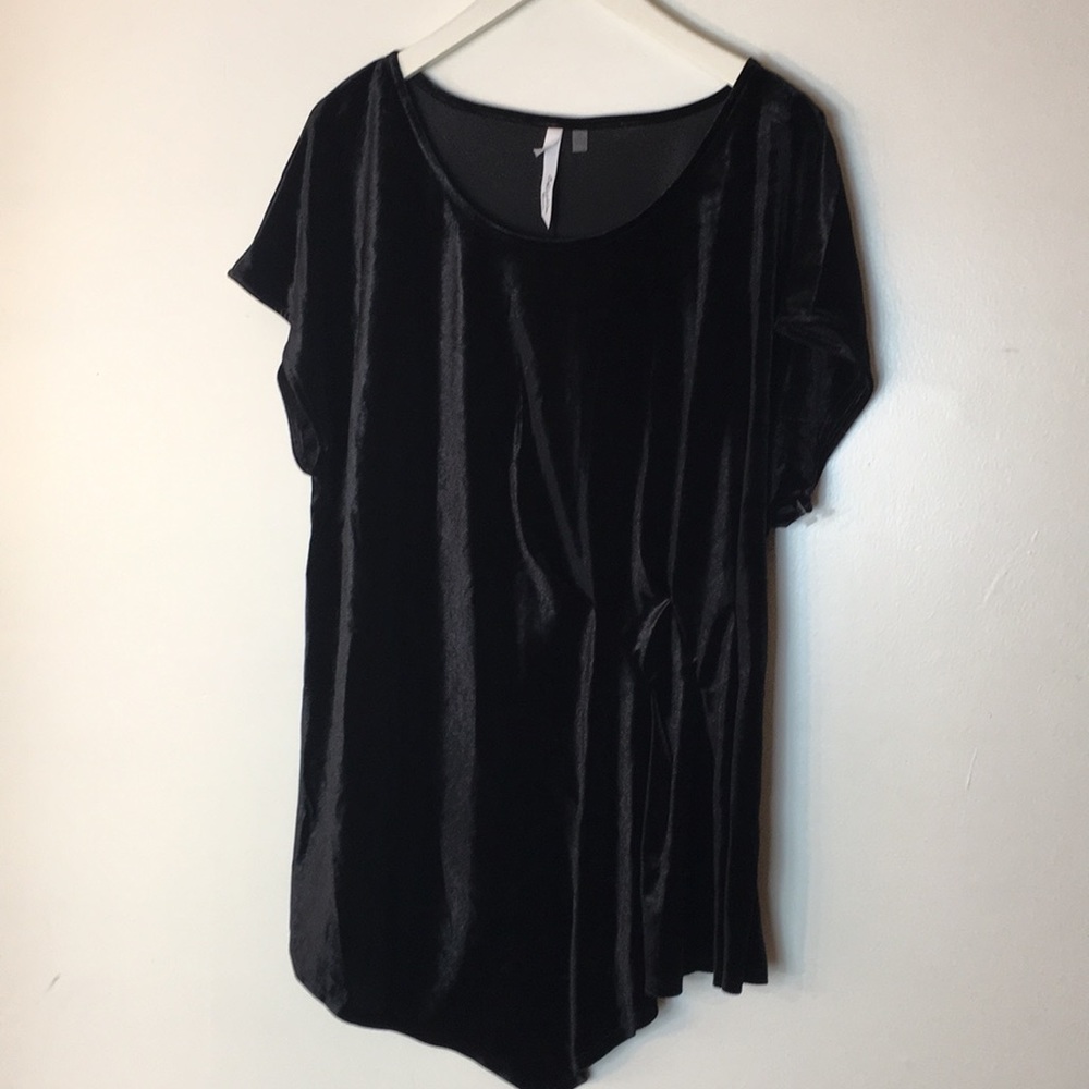 NY Collection NWOT velour Women blouse size 3X